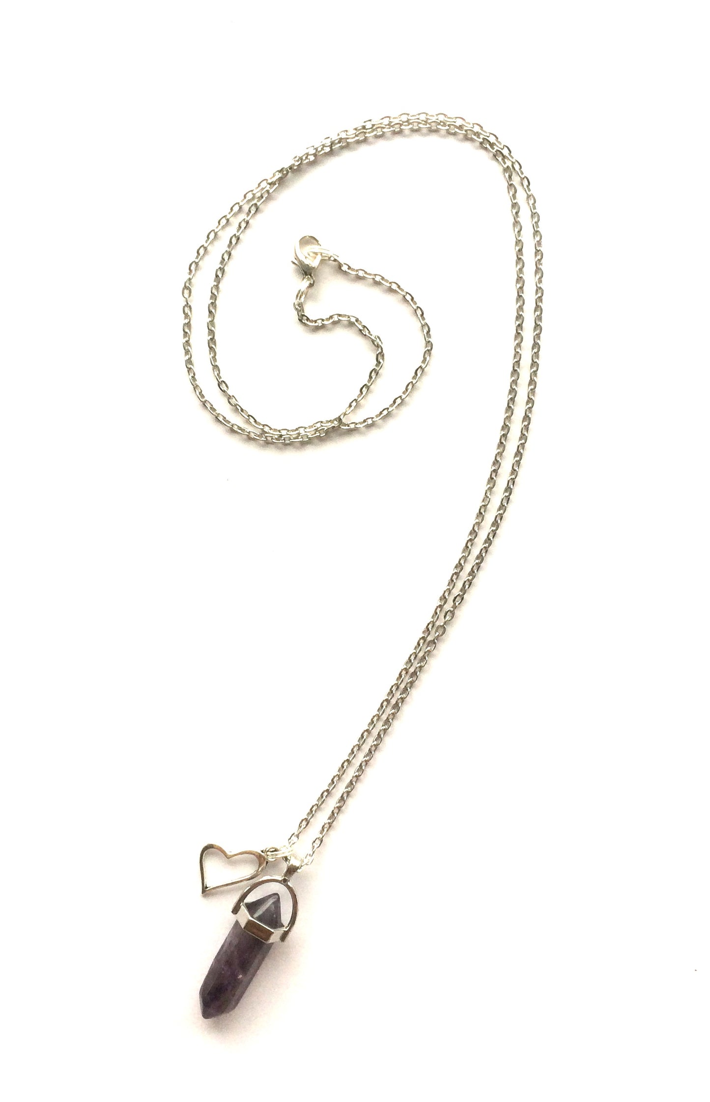 ametyst-lilla-stein-smykke-sølv-halskjede