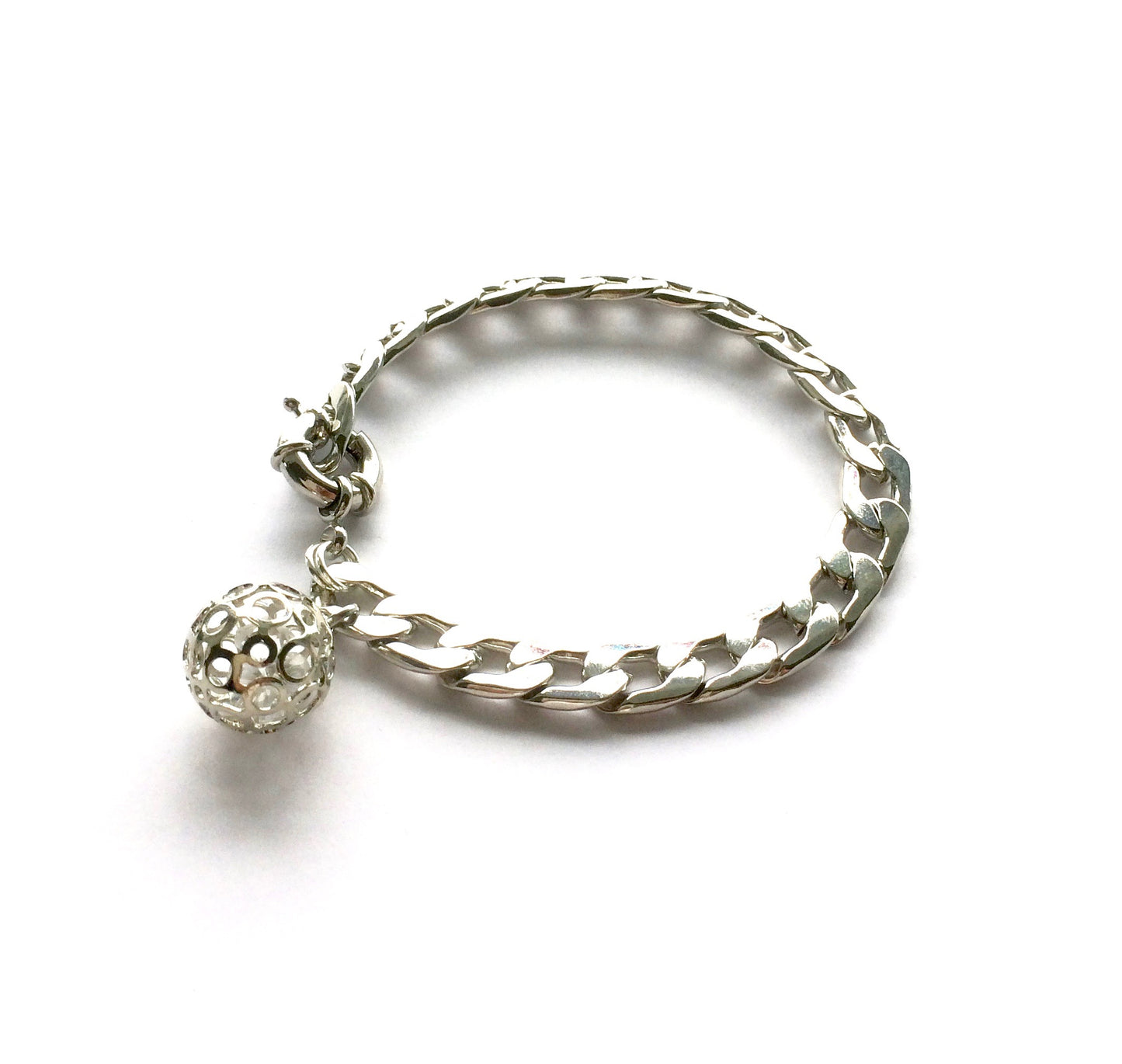 kule-lenke-sølv-armbånd