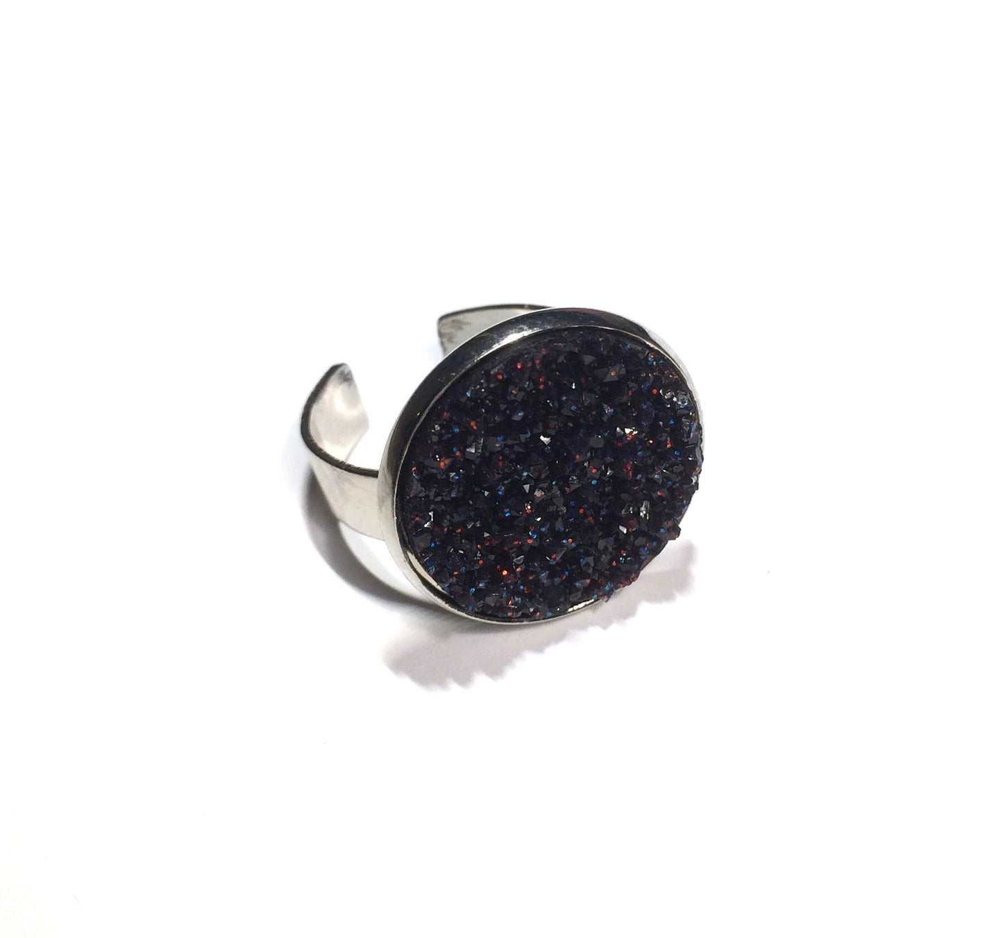 sort-glitter-sølv-finger-ring