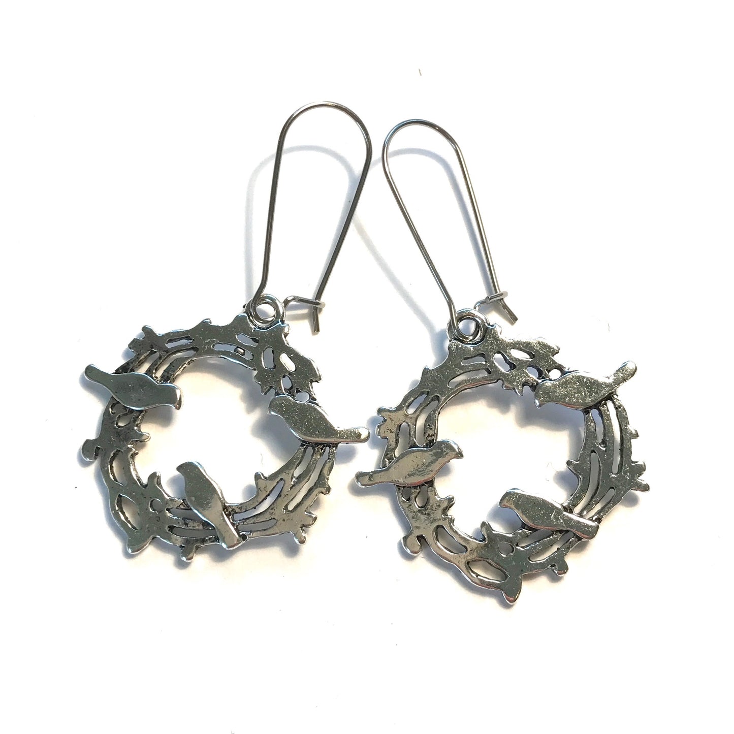 sølv-fugl-øreringer-ørepynt-øreanheng