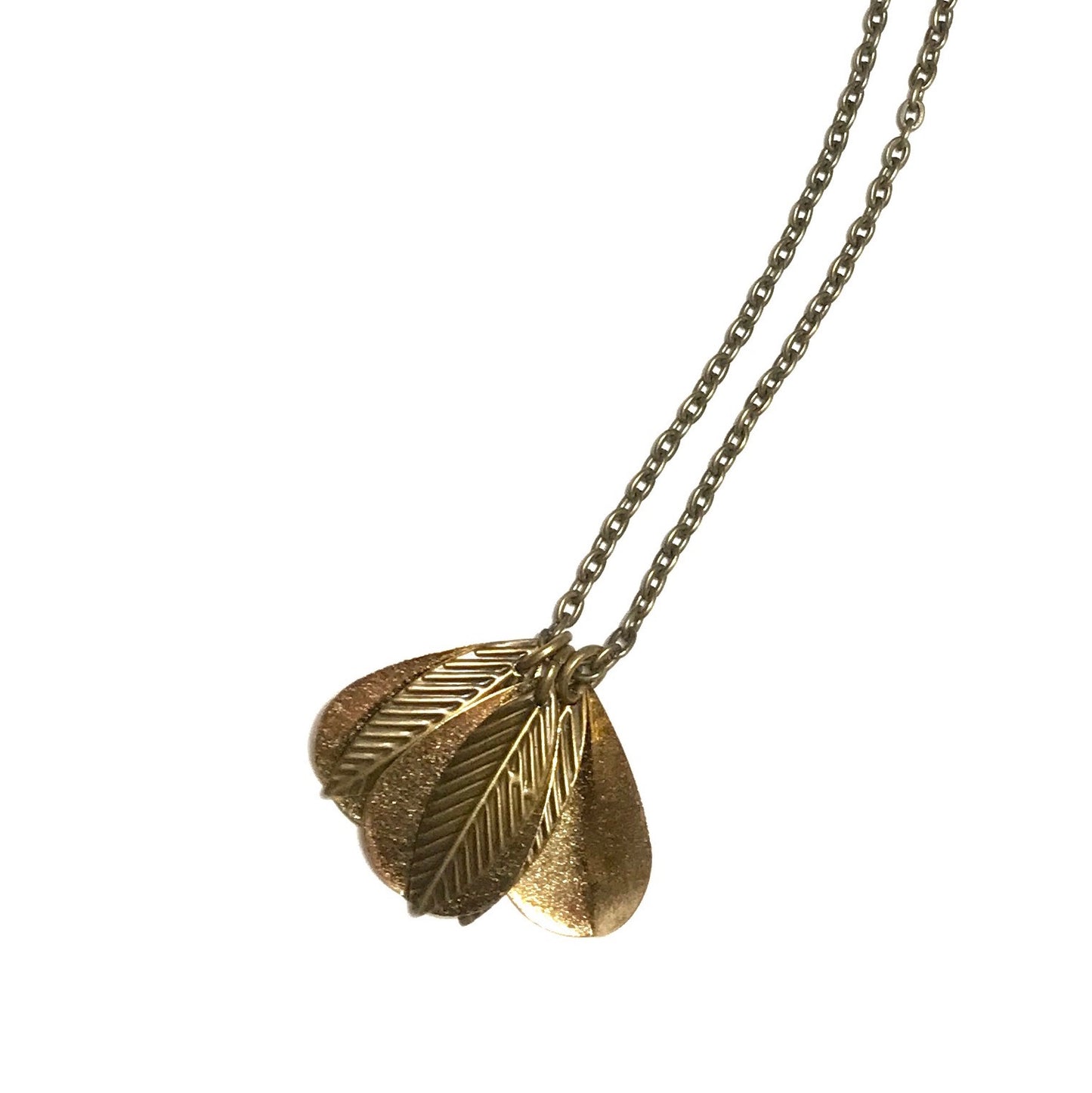 blad-løv-bronse-smykke-halskjede