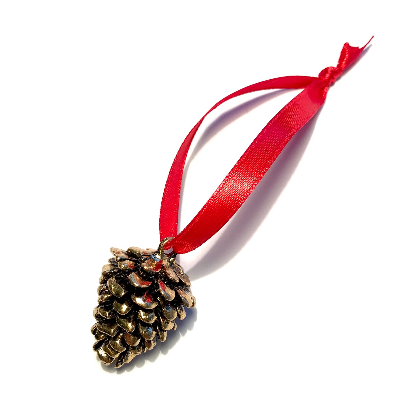 kongle-gull-rød-juletrepynt
