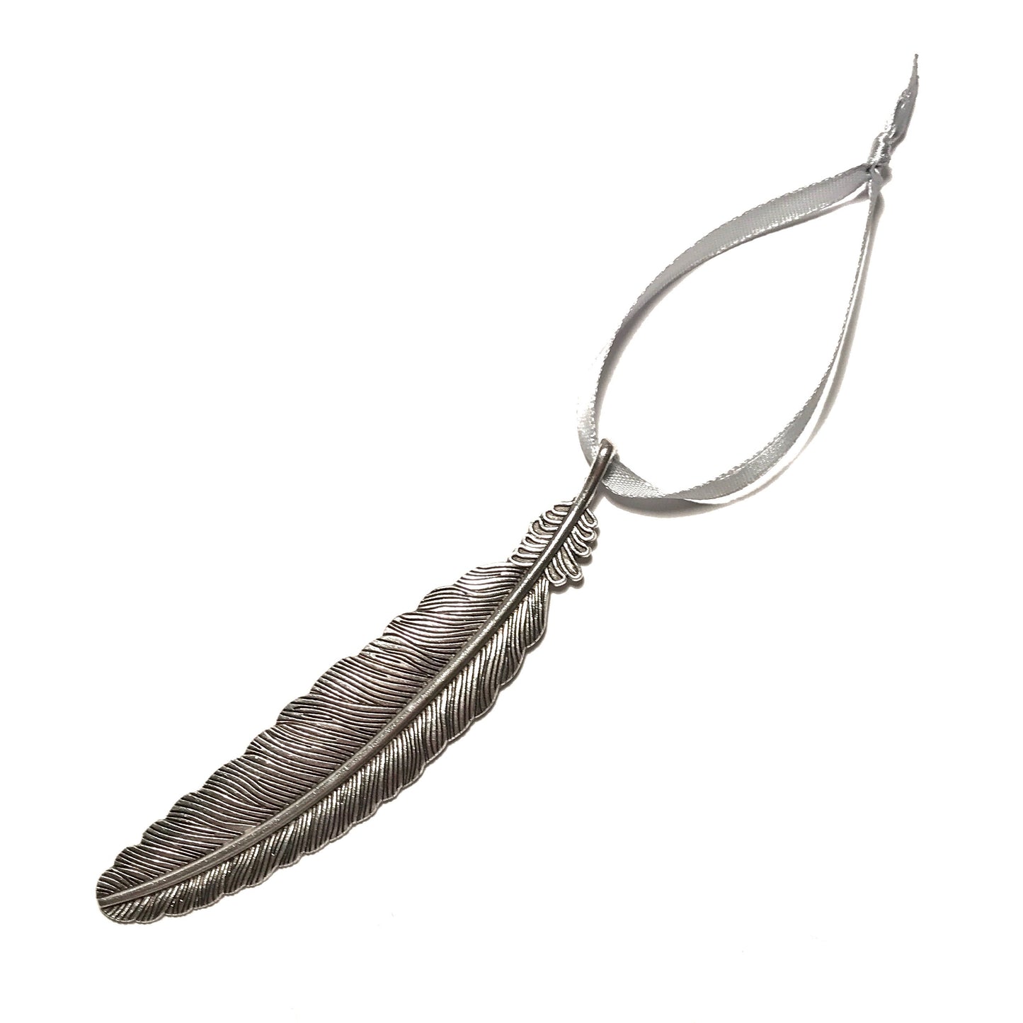 fjær-sølv-grå-juletrepynt