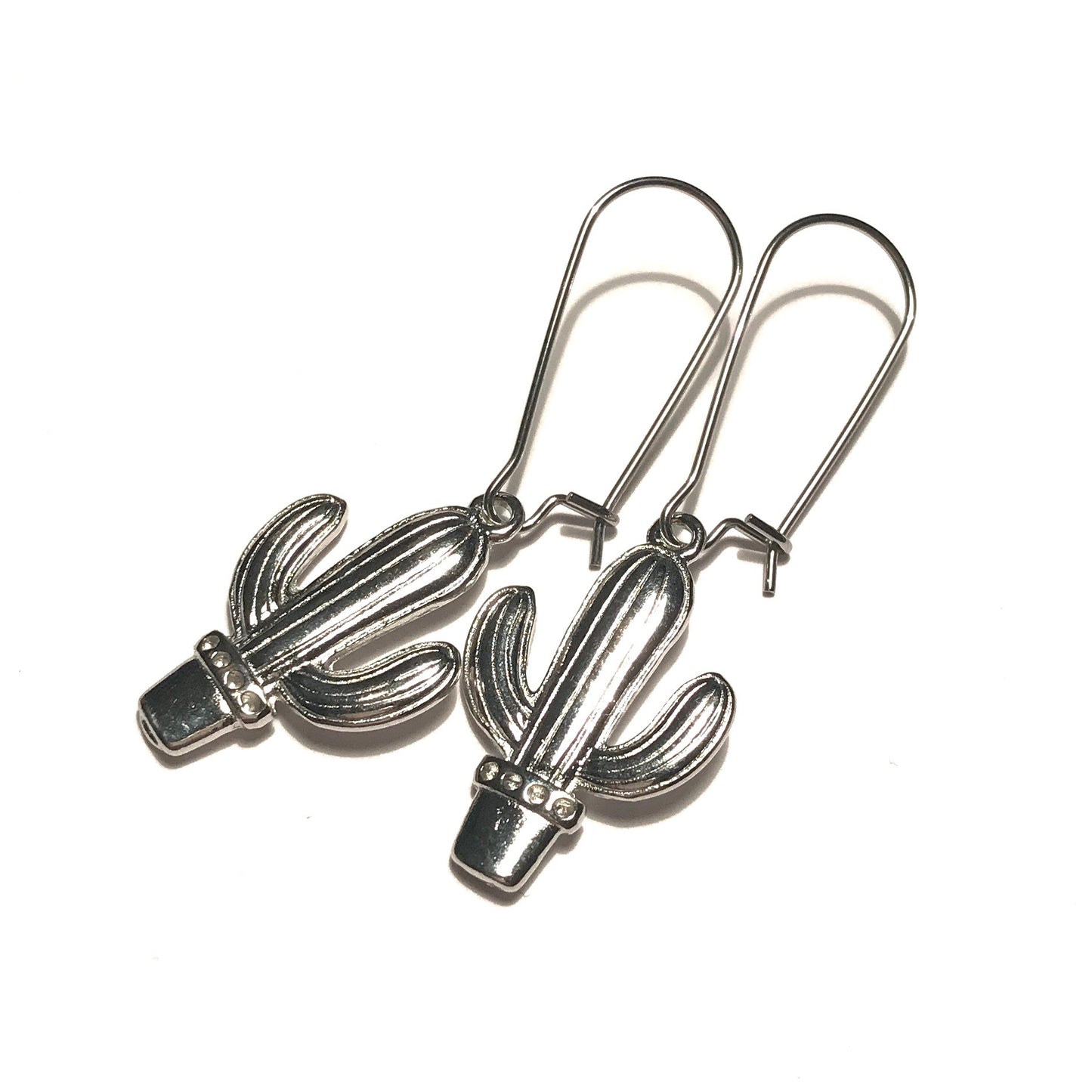 sølv-kaktus-øreanheng-ørepynt