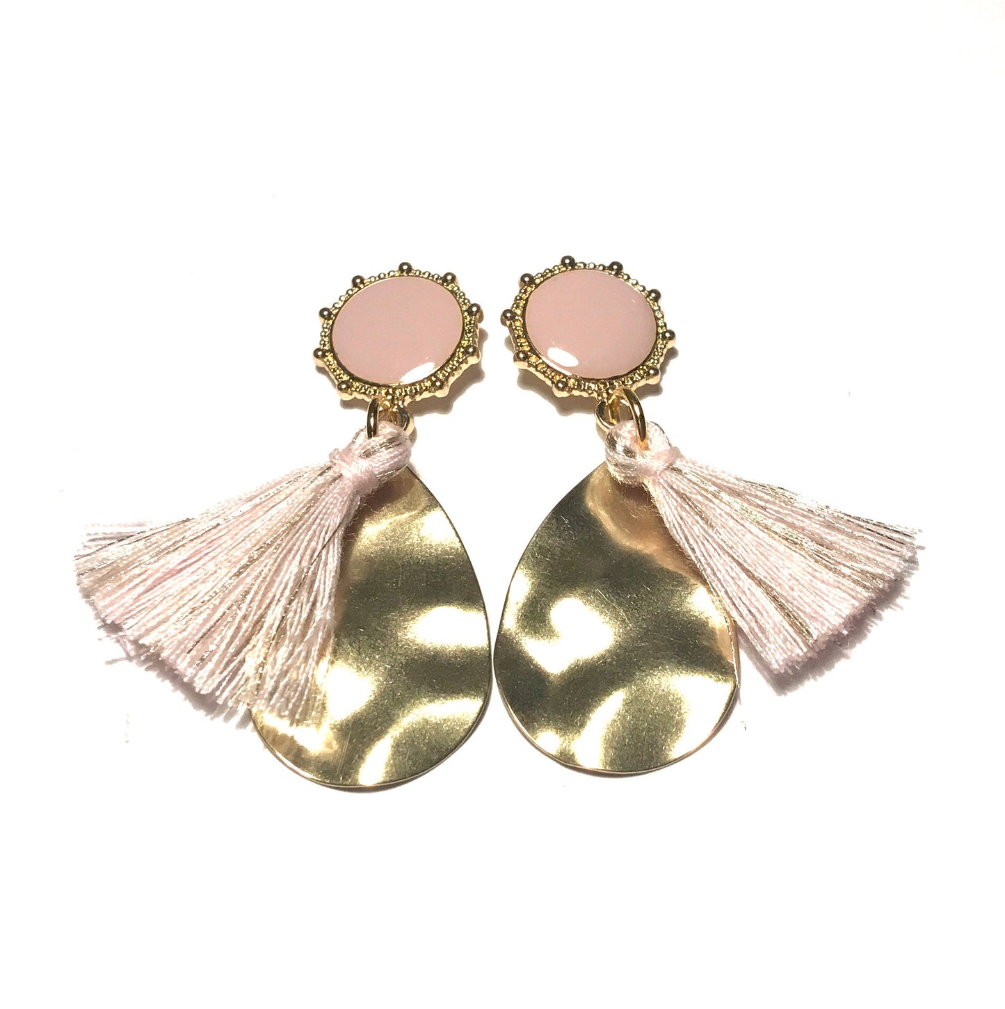 rosa-dusk-gull-øreanheng-ørepynt