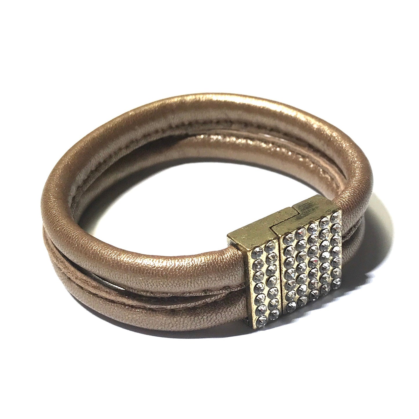 glitter-gull-brun-lammeskinn-armbånd