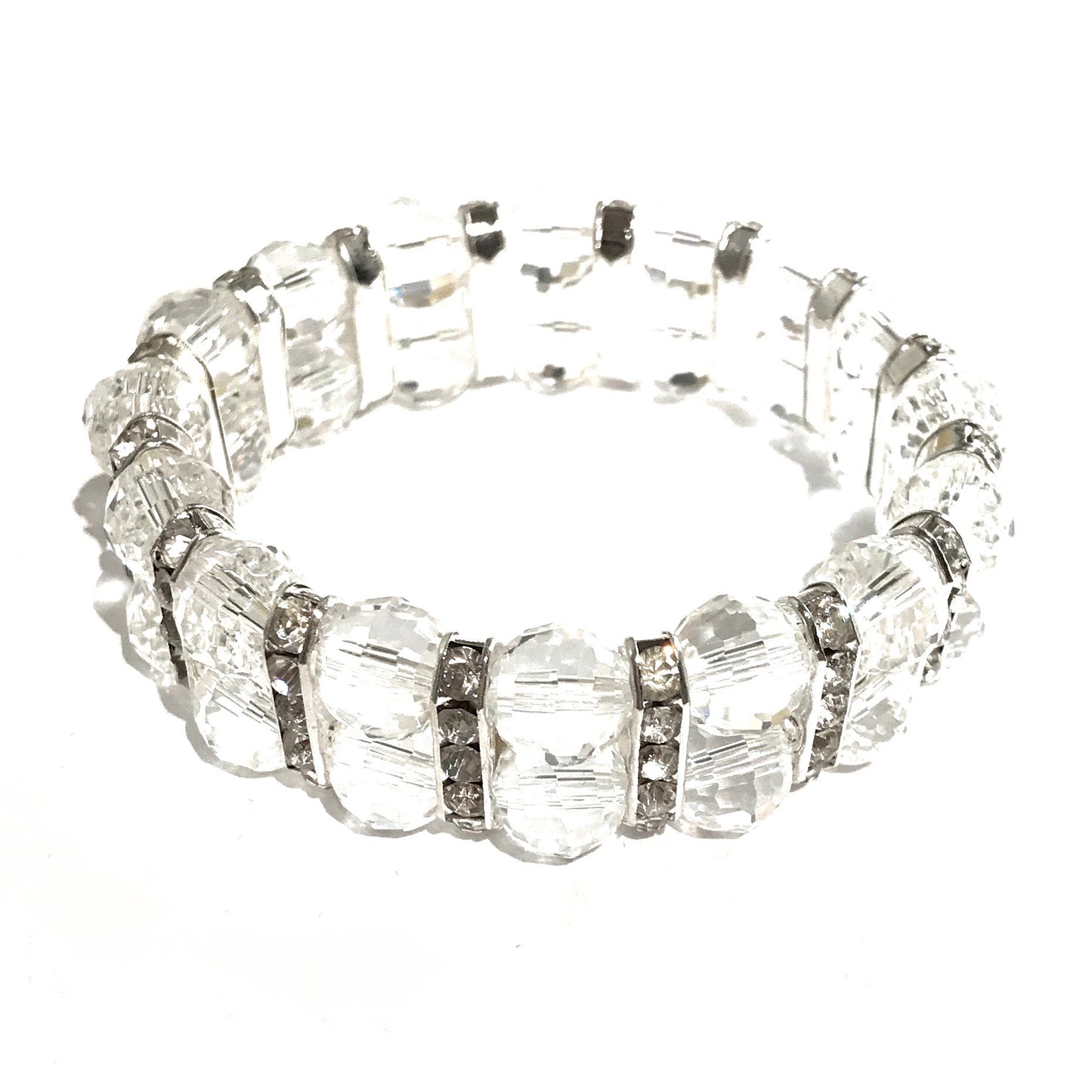 blank-glass-sølv-glitter-armbånd