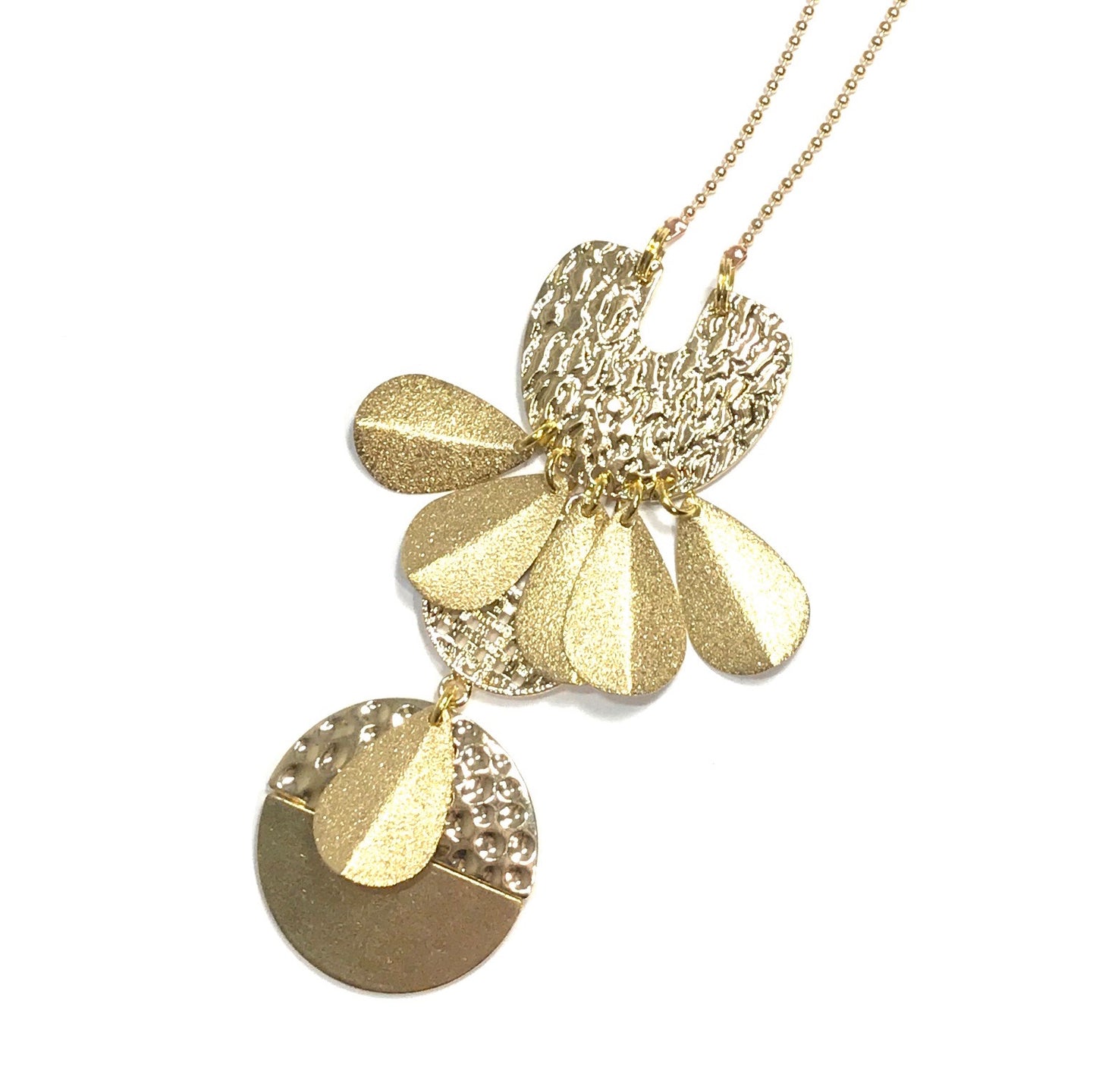 bohem-gull-smykke-halskjede