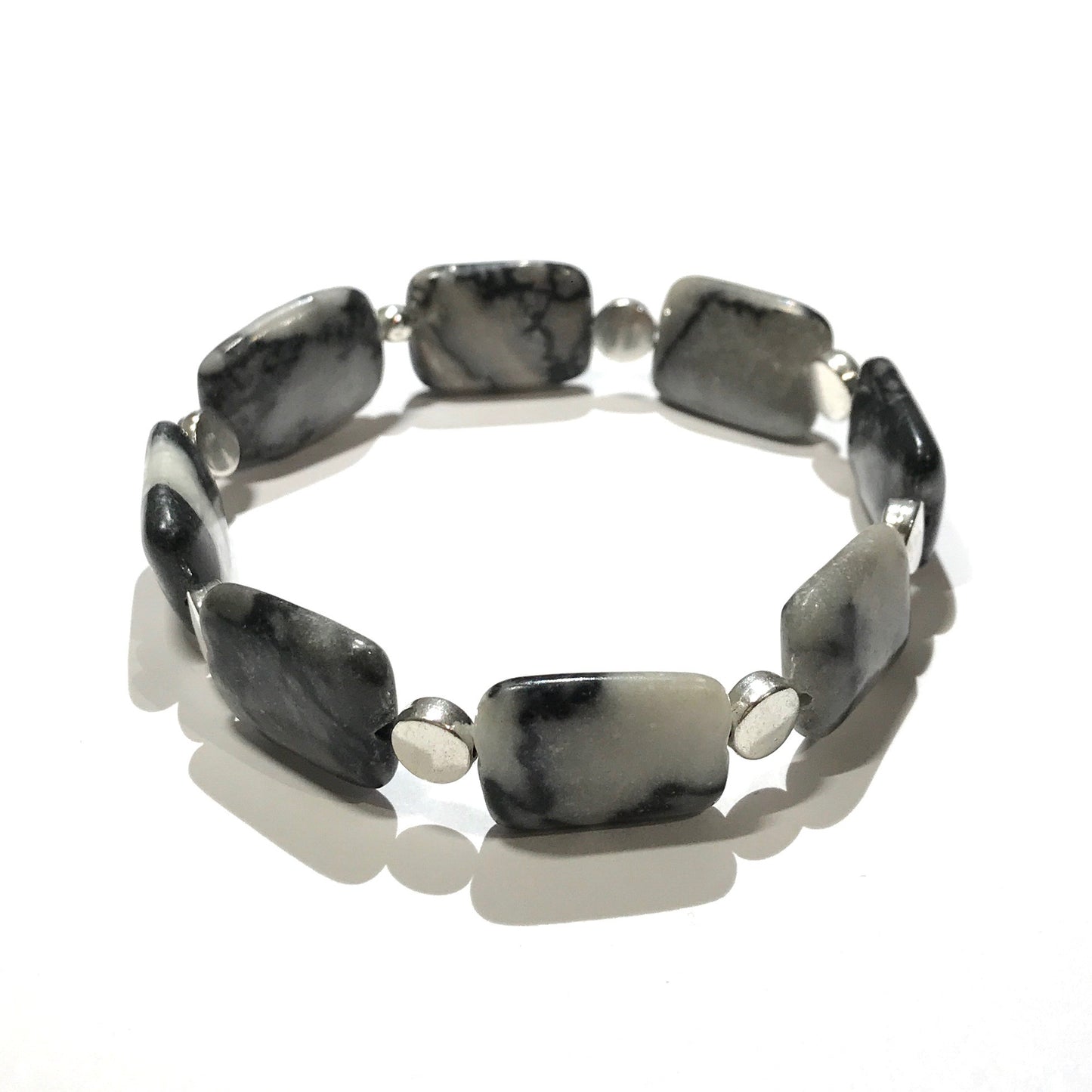 zebra-jasper-grå-stein-sølv-armbånd