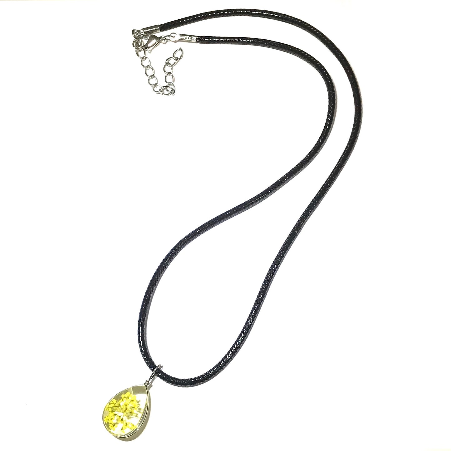 gul-blomst-sommer-snor-smykke