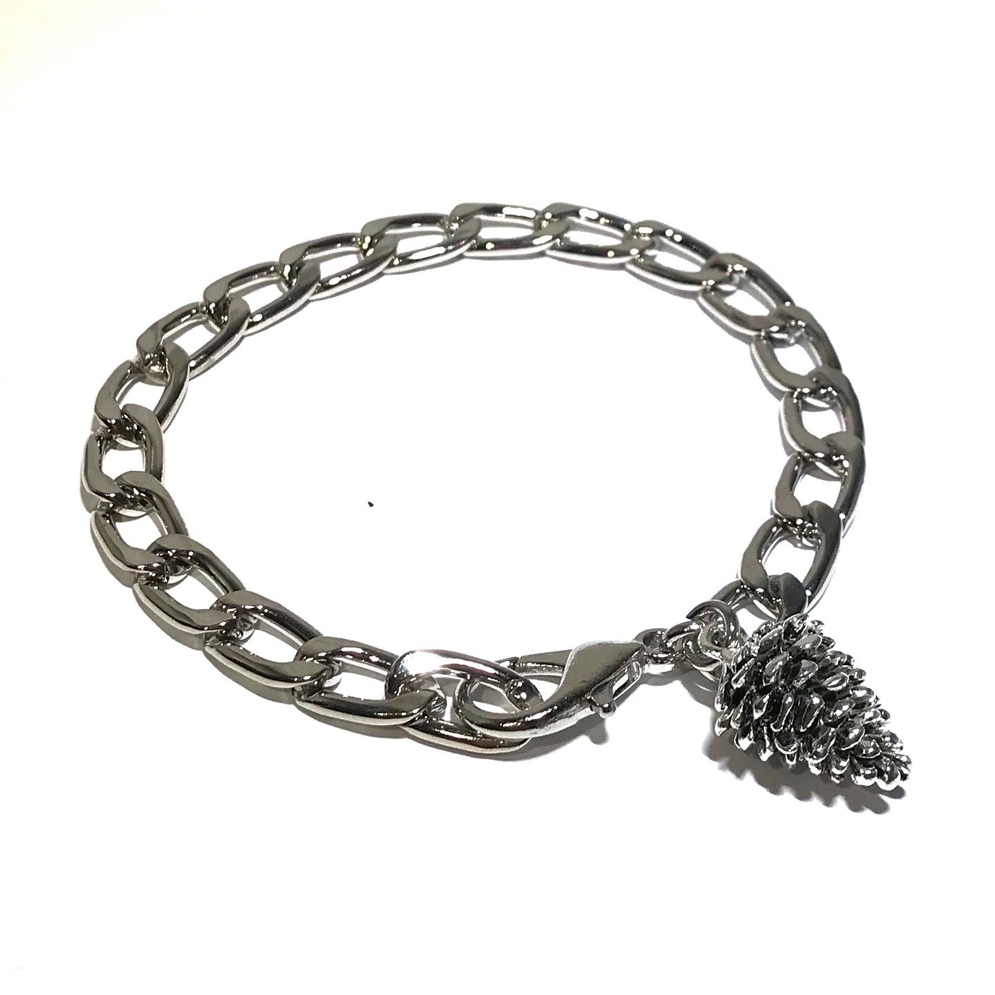 kongle-sølv-lenke-armbånd