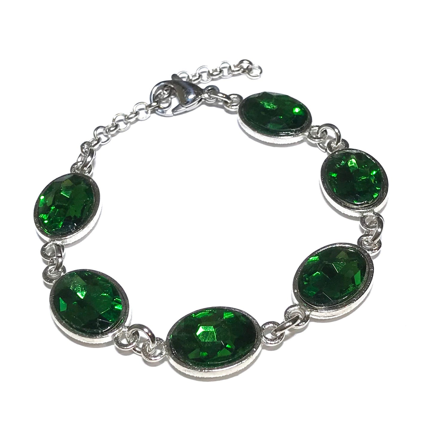 grønn-sølv-armbånd