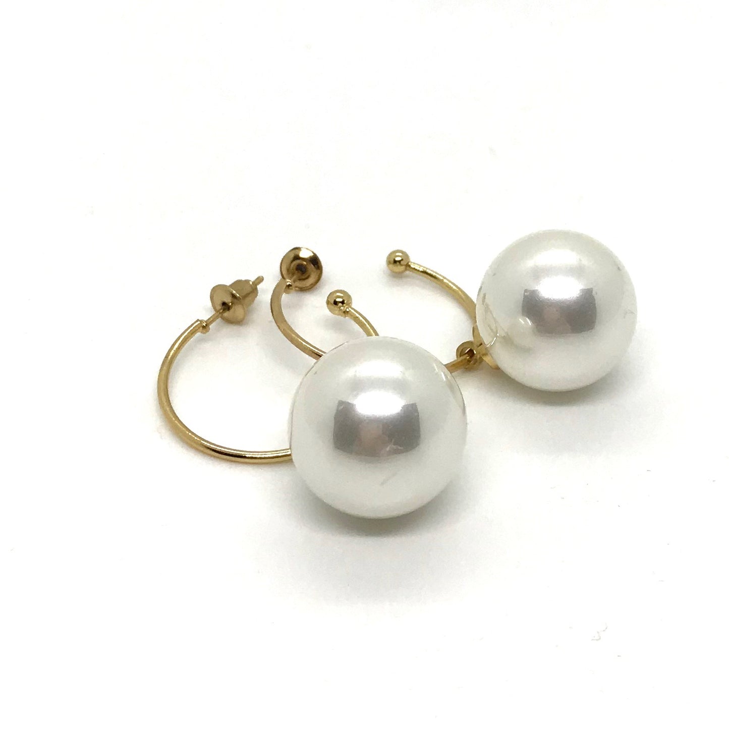 perle-gull-øreringer-ørepynt