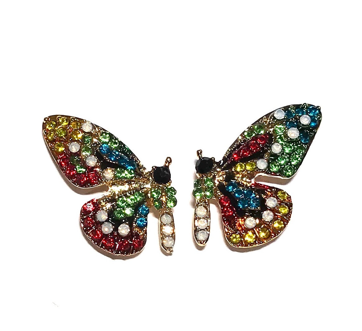 multifarget-glitter-sommerfugl-øredobber-ørepynt