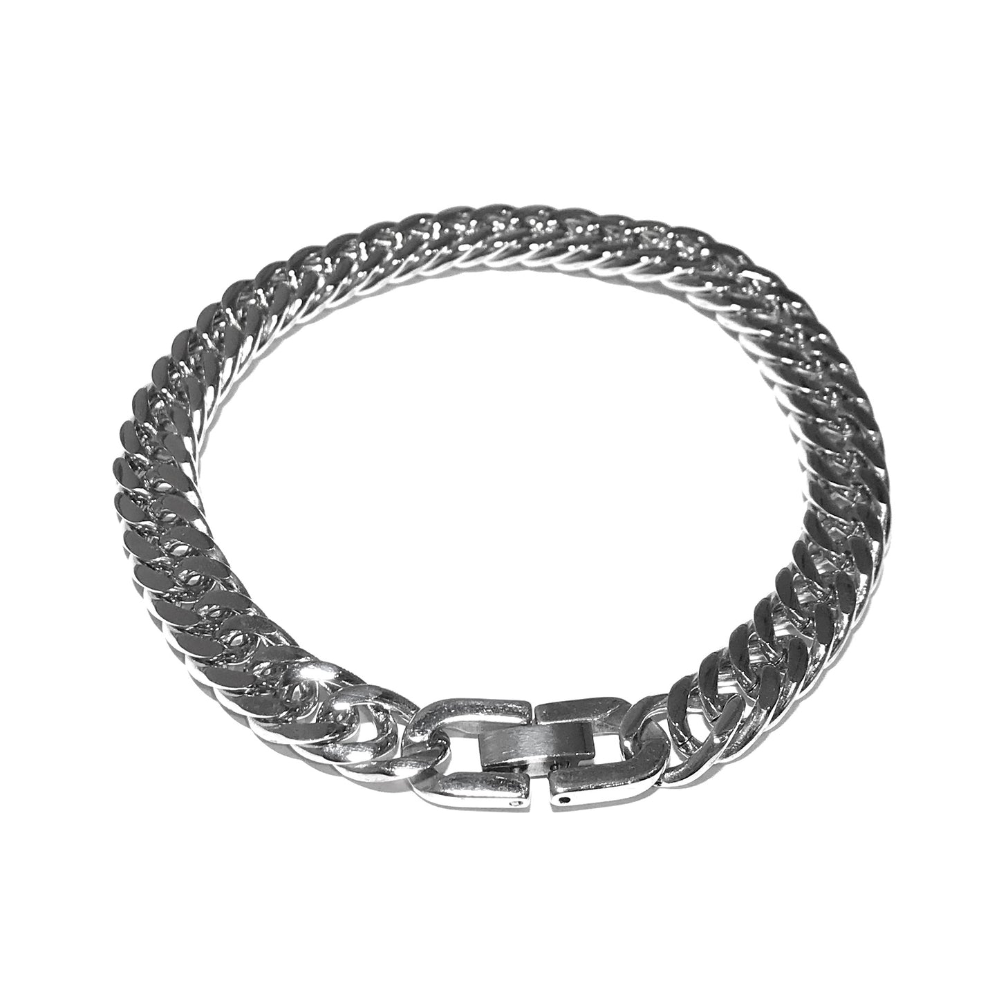 lenke-kjetting-stål-sølv-armbånd-herre