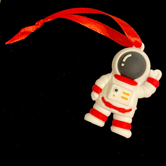 astronaut-rød-barn-juletrepynt