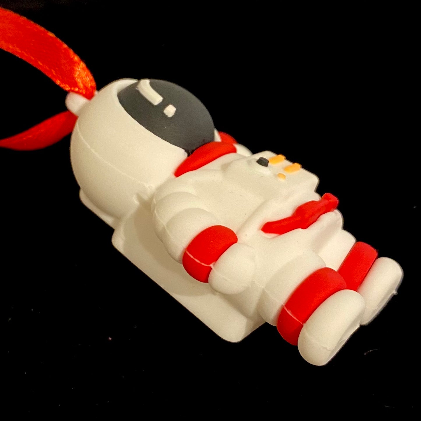 astronaut-rød-barn-juletrepynt