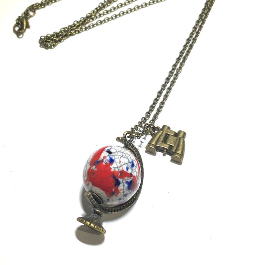 globus-reise-kikkert-bronse-smykke-halskjede