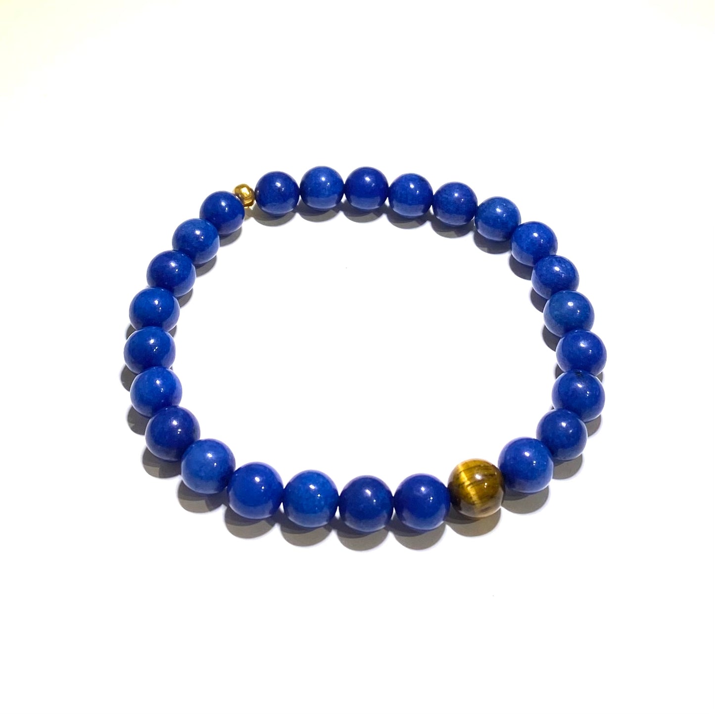 blå-glass-brun-tigerøye-armbånd