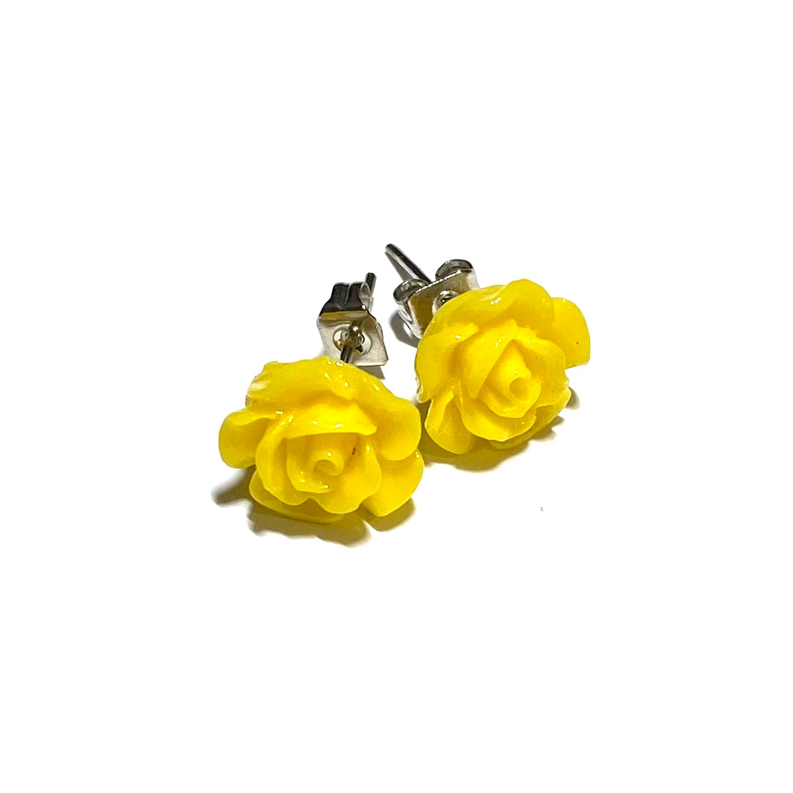 gul-rose-øredobber-ørepynt