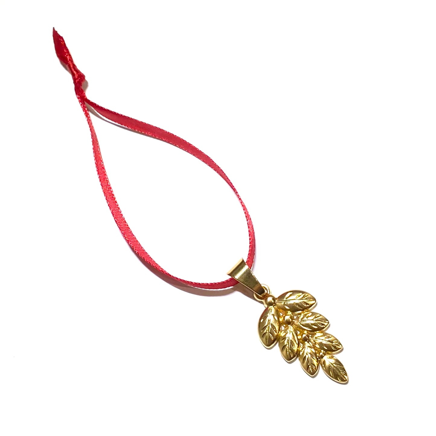 gull-rød-juletrepynt