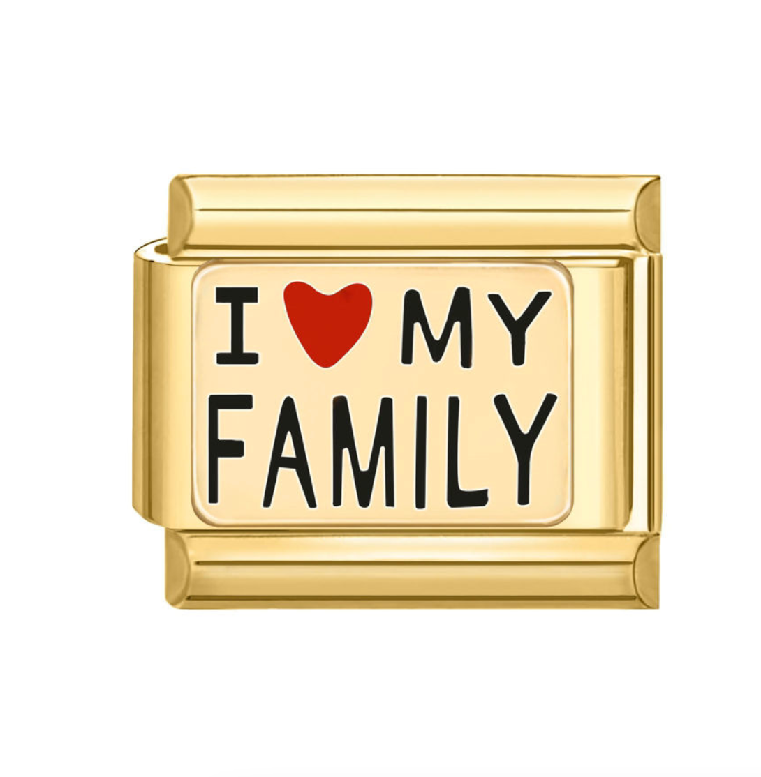 3971_cd Charm I love my family
