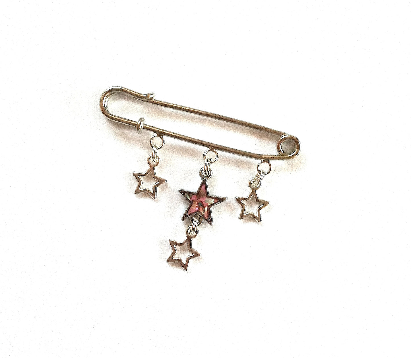 rosa-stjerne-sølv-brosje-nål