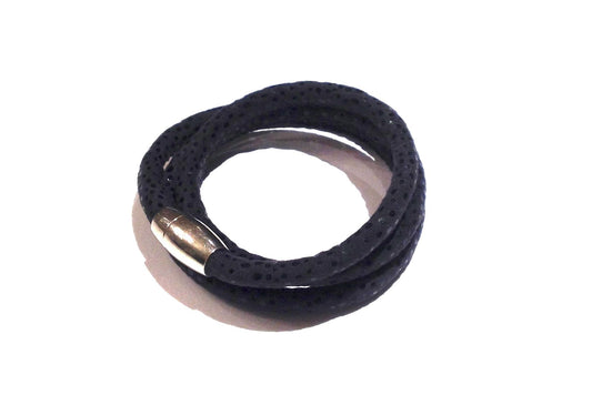 blå-sort-sølv-magnet-armbånd