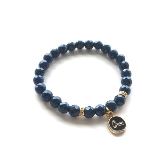 love-gull-blå-hematitt-blodstein-armbånd