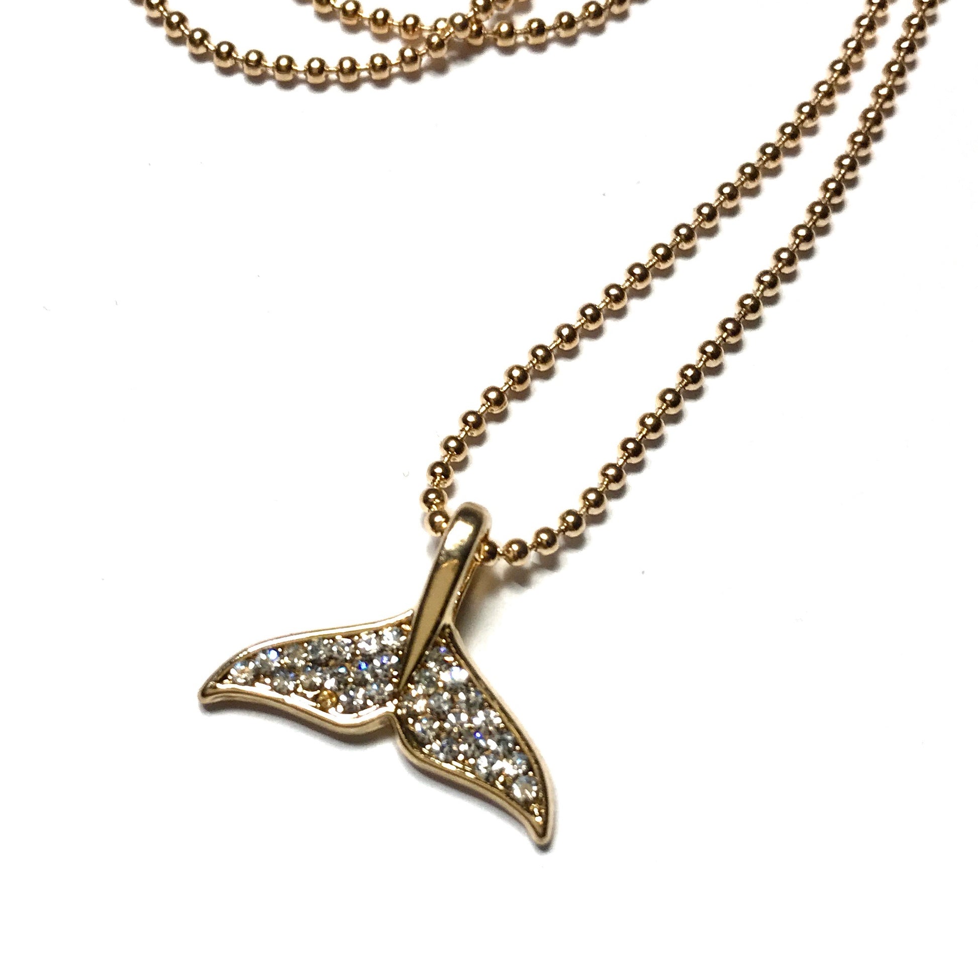 hval-fisk-glitter-gull-smykke-halskjede
