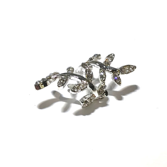 glitter-sølv-earcuff-øredobber-ørepynt