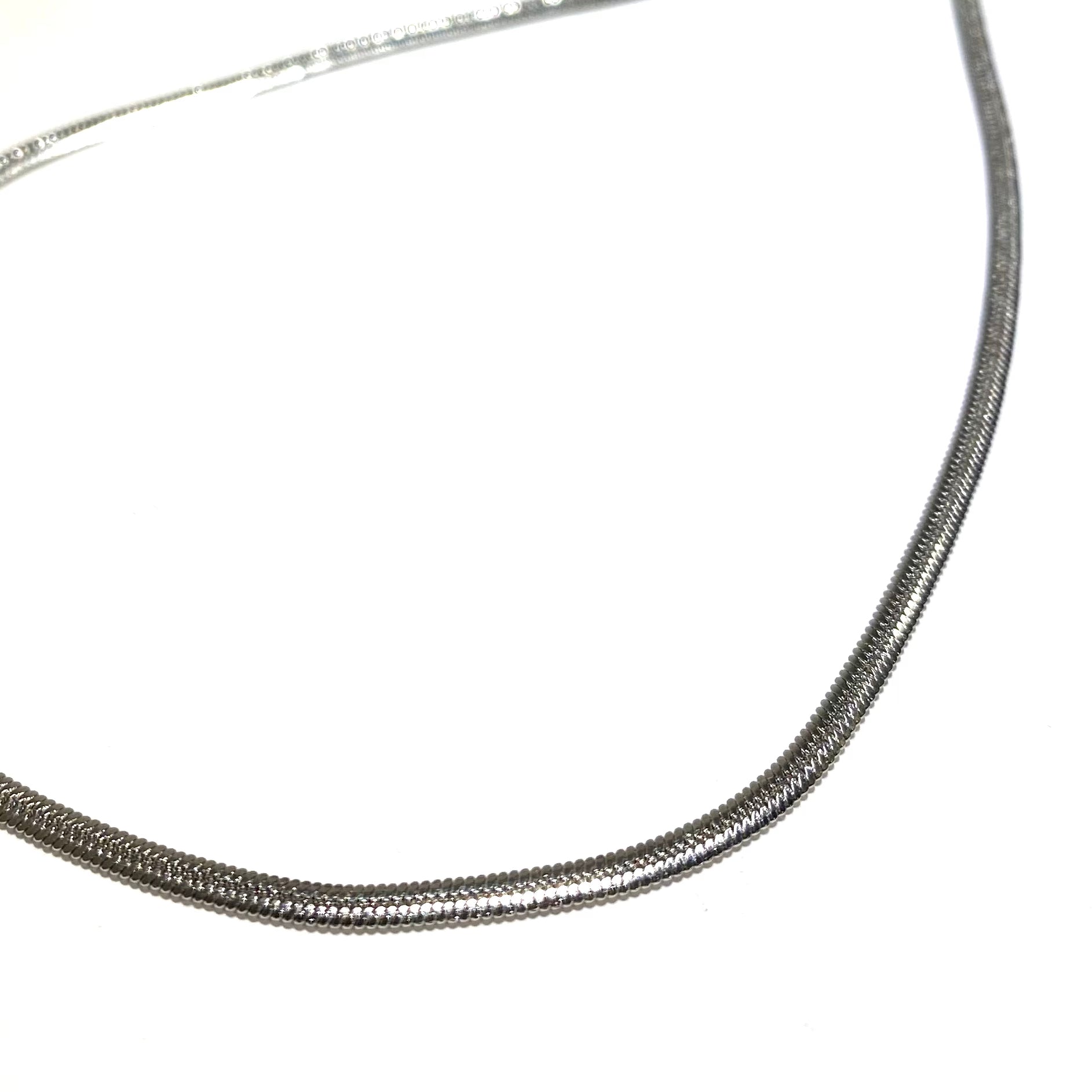 sølv-stål-lenke-smykke-halskjede