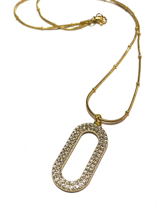 3755_s Smykke med rhinstensatt ring