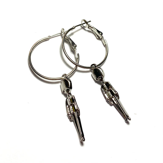 3787_o Øreringer med tinnsoldater